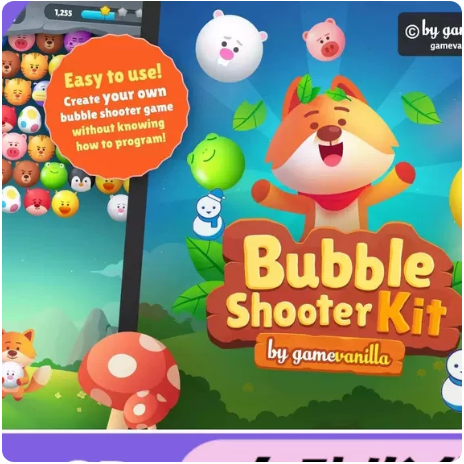 Unity Bubble Shooter Kit 2.5.0 泡泡龙射击游戏模板源码-成都宝兰