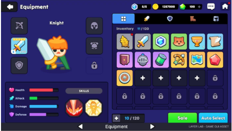 Unity GUI -Casual Fantasy 休闲奇幻游戏类型素材-成都宝兰